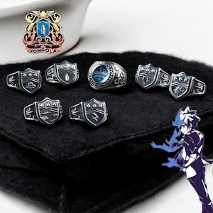VONGOLA 宝石風リングセット Amazon.com: Hitman Reborn Katekyo Metal Finger Rotating