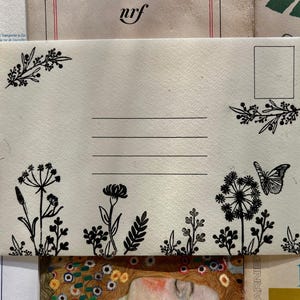 Brief "Natur" - Tinte auf Umschlag