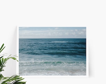 Ocean Waves Print, Sea Waves Print, Coast Print, Waves Photography, Waves Wall Art, Coast Wall Art, Sea Art, Sea Photography, Tropical Print