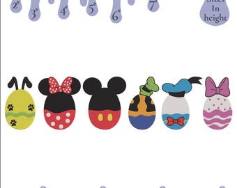 Easter Mouse & Friends Embroidery Design Bundle (Instant Download)