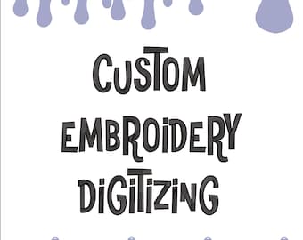 Custom Embroidery Digitizing: Personalized Design File (PES DST EXP)