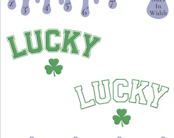 Lucky Shamrock Embroidery Design: St Patrick's Applique (Instant Download)