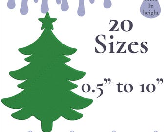 Christmas Tree embroidery design, Coquette Bow embroidery machine file, 20 sizes, Instant download