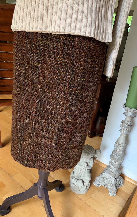 Albert Nipon Wool Blend Straight/pencil Skirt in … - image 1