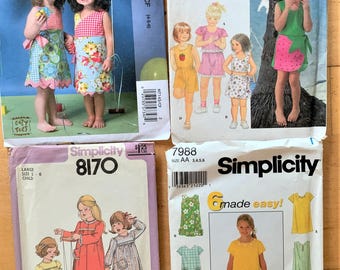 Four Patterns for LIttle Girls - Sizes 3-6