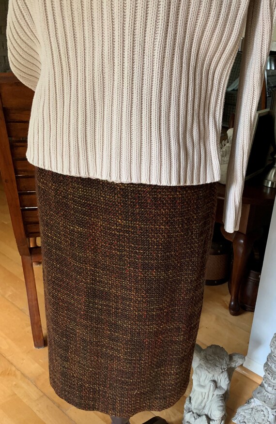 Albert Nipon Wool Blend Straight/pencil Skirt in … - image 4