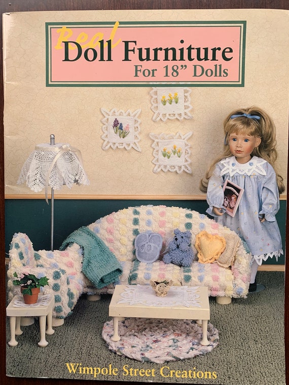 So Cute Doll Furniture And Clothes Instructions And Patterns Etsy