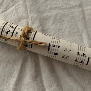 8 Scrolls of Vintage Music - Wedding, Christmas, Home Decor - You ...