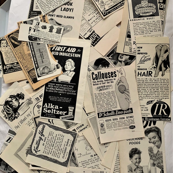 Black and White Ads - Etsy