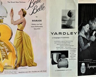 Les Parfums de Molyneux Full Page 1953 Vintage Perfume Magazine Advert Les Parfums de Molyneux Full Page 1953 Vintage Perfume Magazine Advert