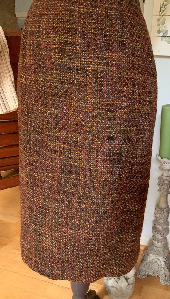 Albert Nipon Wool Blend Straight/pencil Skirt in … - image 2