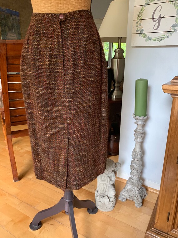 Albert Nipon Wool Blend Straight/pencil Skirt in … - image 5