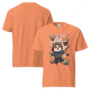 T-Shirt Unisex Tessuto Pesante Comfort Colors - Cane Anime Style