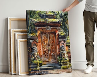 バリ島の棚田の油絵 - ウブドの風景画 - Etsy 日本
