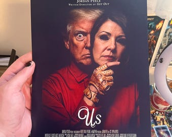 Donald Trump and Danielle Smith Satire Poster – 8.5 x 11 Us Parody Print