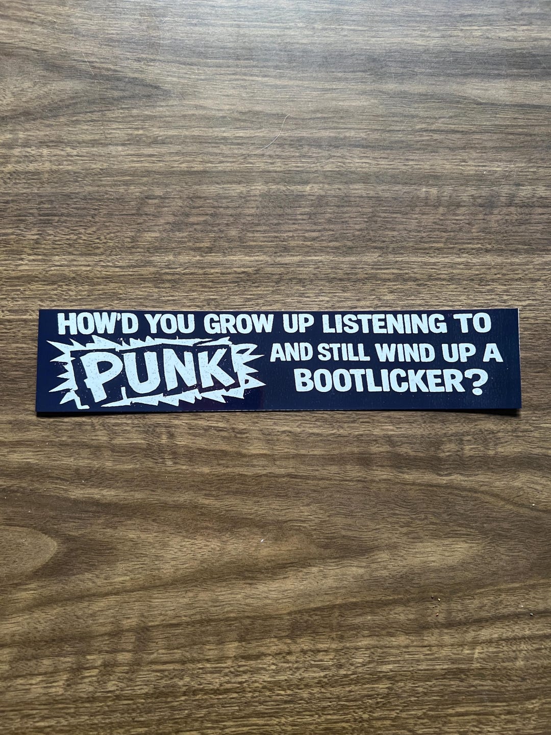 Punk Bootlicker Bumper Sticker – Anti Authoritarian Vinyl Decal - Etsy ...