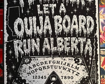Ouija Board Alberta Political Print – 8.5 x 11, Matte or Semi Gloss