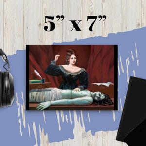 Carte postale - 5 x 7 pouces (sa chère création)