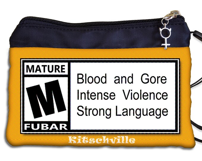 Funny Tampon Case, Gamer Period Bag, Funny Geek Tampon Pouch, Gag Gift