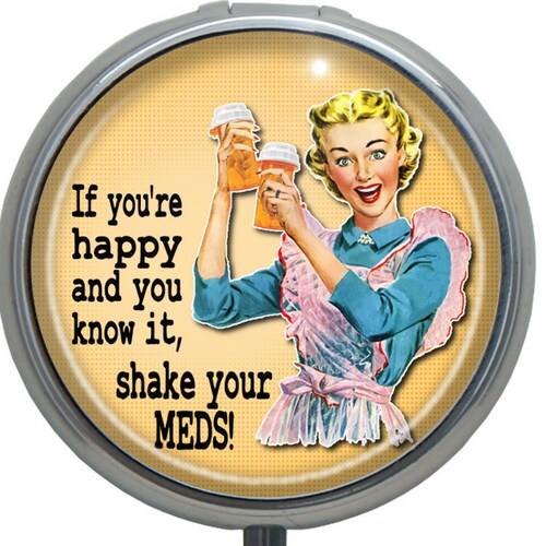Funny Pill Case Cute Novelty Pill Box Metal Pill Box With Etsy