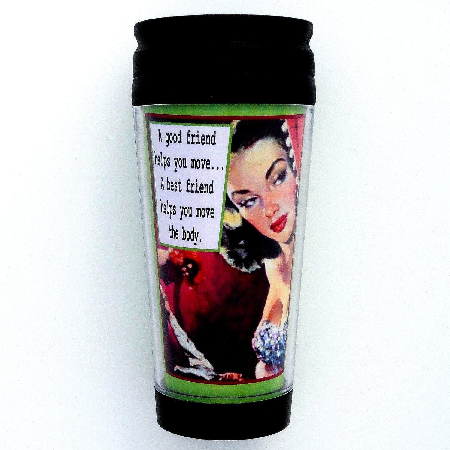 funny travel mug stickers