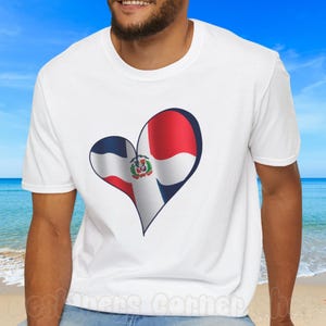 Dominican Republic in my Heart Shirt, Dominican Republic Love, Patriotic Shirt, Dominican Republic Pride, Dominican Republic, fathers day