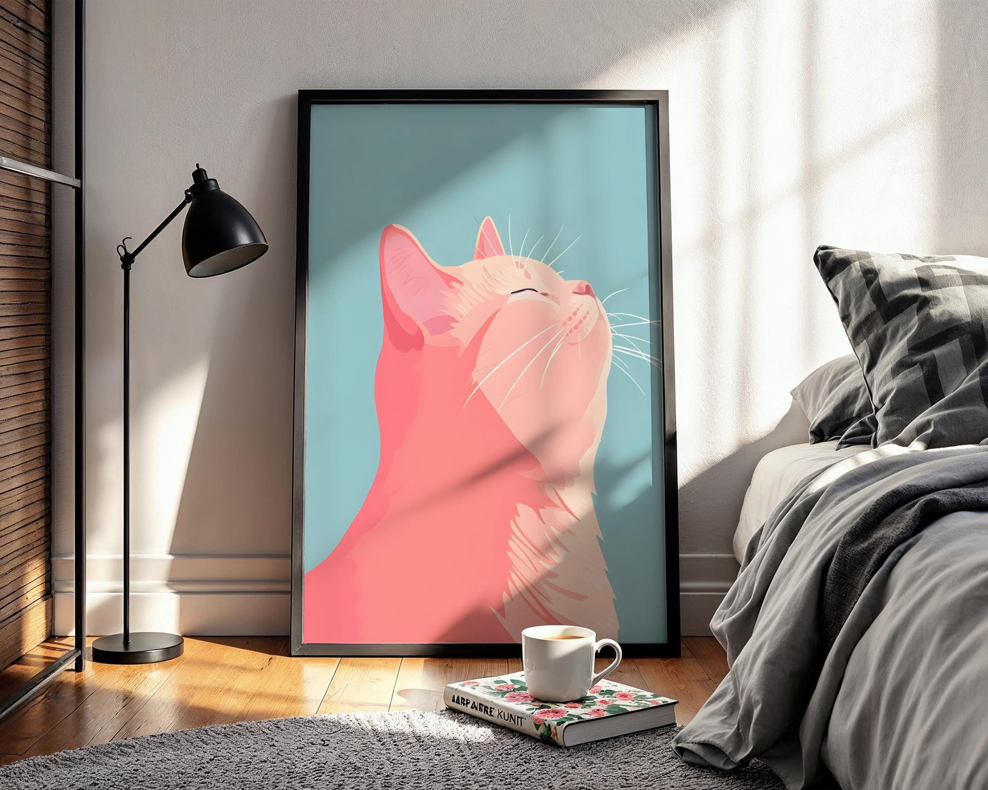 InstyleArt Stampa Su Tela 'Gattino E Cane Coccole' – Quadro 80x60 Cm, Ready To Hang, Fatto In Germania – Decorazione Murale - 4