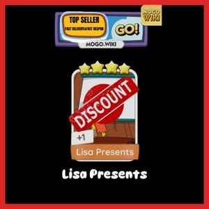 Lisa Presents Monopoly_GO 4 Star Stickers -New Album ( Fast Sent )