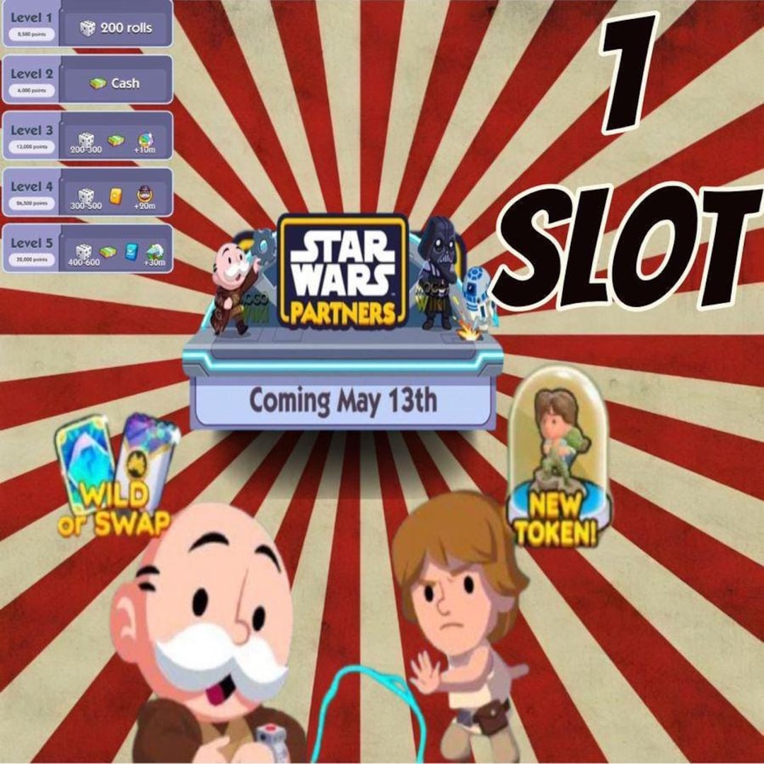 Pertners Star_wars_partners-monopoly_go Pertners Event on May 13th (1 SLOT) - Etsy