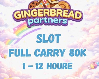 Gingerbread Partners Monopoly_Go Event  1-12 HOURS Partners Full Carry 80k Point