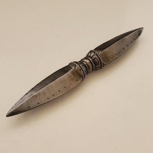 Japanese Buddhist Finest Iron Single Prong Vajra/Dorje 7.5&quot; - Nepal