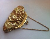 Vintage Gold Mesh Hand Bag