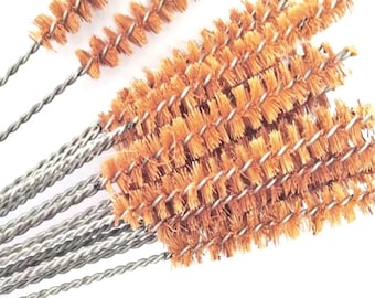Straw Cleaning Brush • Reusable Washing Up Brushes for Metal, Bamboo or Glass Straws