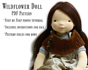 PDF Pattern Wildflower doll