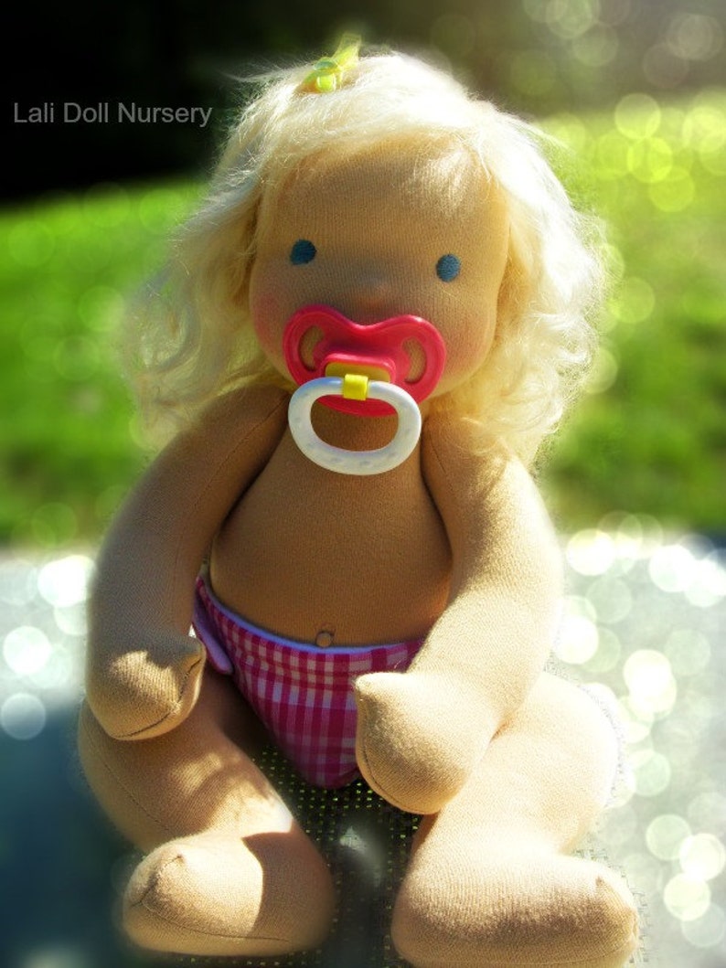 PDF Pattern Jointed Waldorf Pacifier Baby Doll Etsy