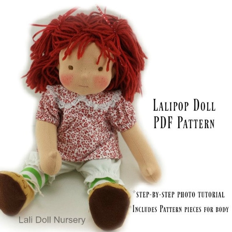 PDF Pattern Lali Pop Doll image 1