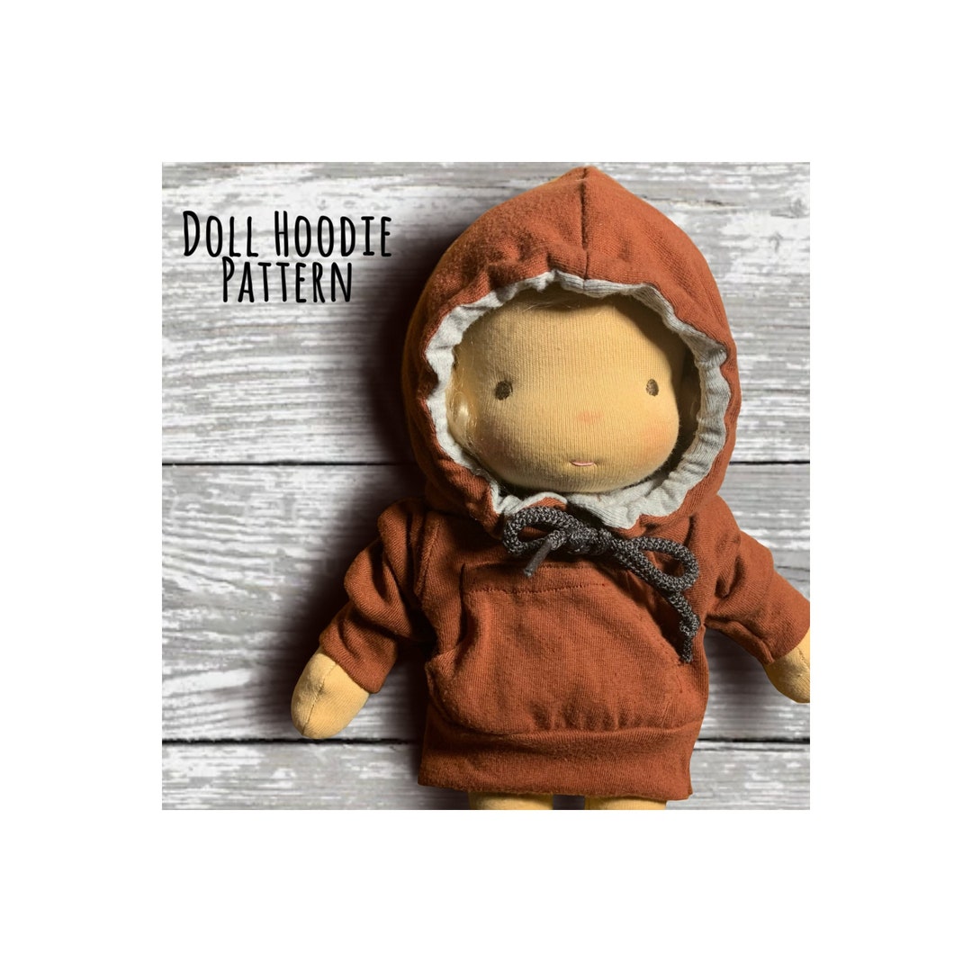 Doll Hoodie Pattern Etsy