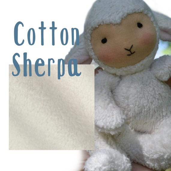 Organic cotton Teddy Fabric Sherpa Knit Short fur