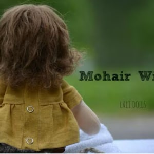 Mohair Doll Wig Size 10-11 inch