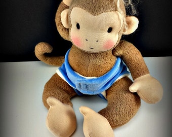 PDF Pattern Waldorf Monkey Doll