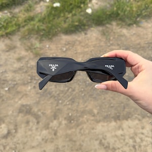 Lunettes de soleil noires, unisexe, lunettes de soleil tendance, lunettes de soleil de luxe - livraison express