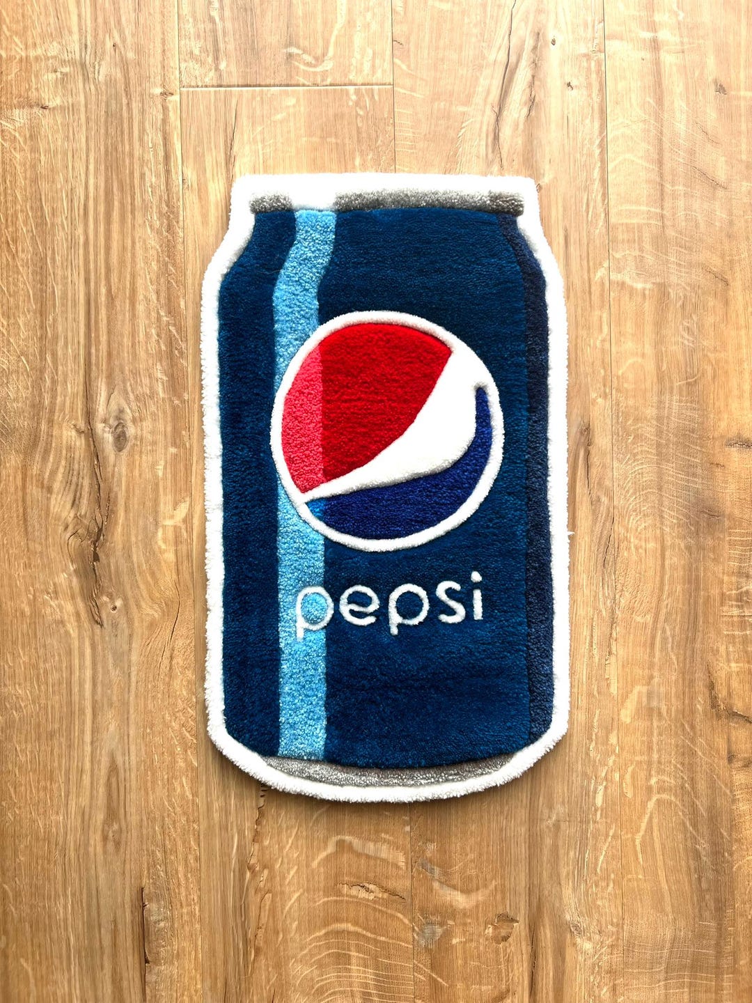 Pepsi Soda Can Tufted Rug | Handmade Custom Tufted Rug - Etsy