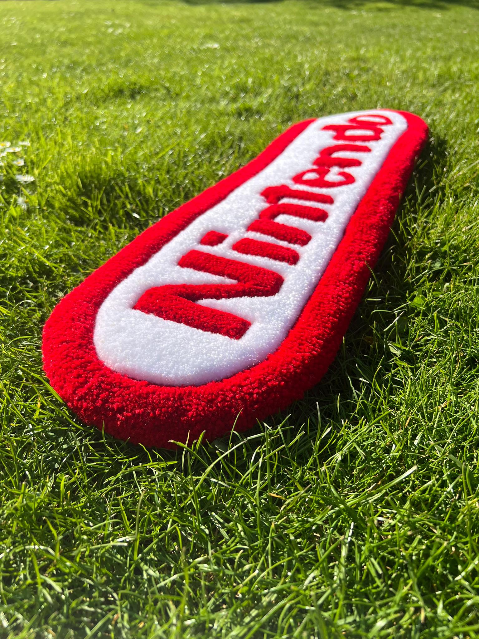 Nintendo Are Rugs Nintendo Logo Hand-tufted Rug | Classic Gamer Room Decor - Etsy