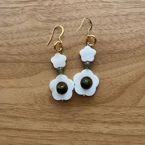 Beaded Flower Earrings