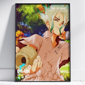 Dr Stone Anime Senku Poster | Dr Stone Wall Art | Dr Stone Poster | High Quality Poster | Home Decor | Home Poster | Senku Art | Senku