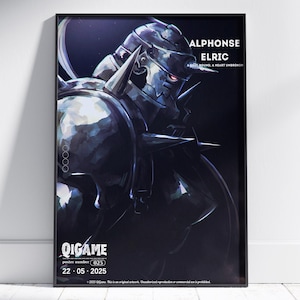 Póster de la Hermandad de Full Metal Alchemist / Impresión de Full Metal Alchemist / Póster de anime / Póster de FMA / Póster minimalista / Tamaños flexibles