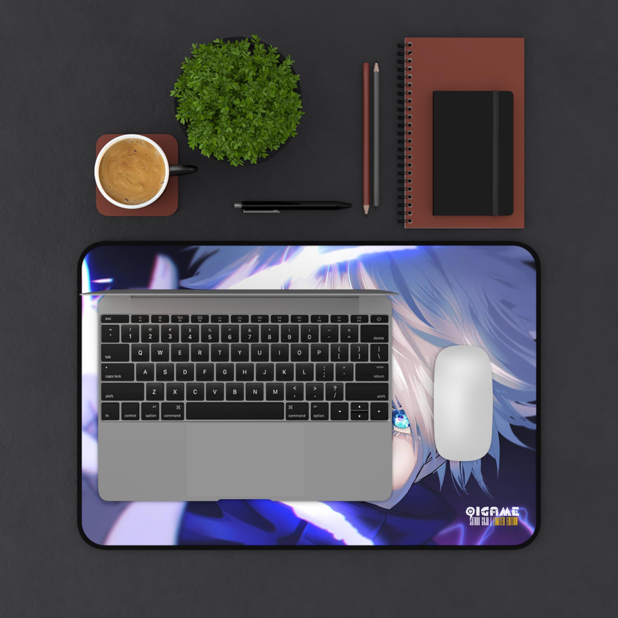 Gojo Mouse Computer Thing Gojo Satoru Desk Mat, Jujutsu Kaisen Anime Gaming Mat, Mouse Pad, Table ...