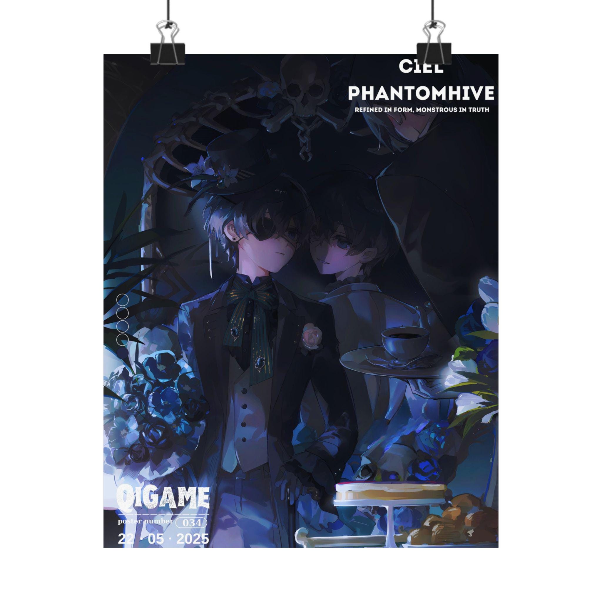 Ciel Phantom Poster, Black Butler, Black Butler Sketch Anime