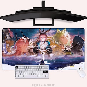 Arknights Mouse Pad, Different sizes Personalized Printing, Customized Mouse Pad, Game, Anime, Desk Mat, Gift