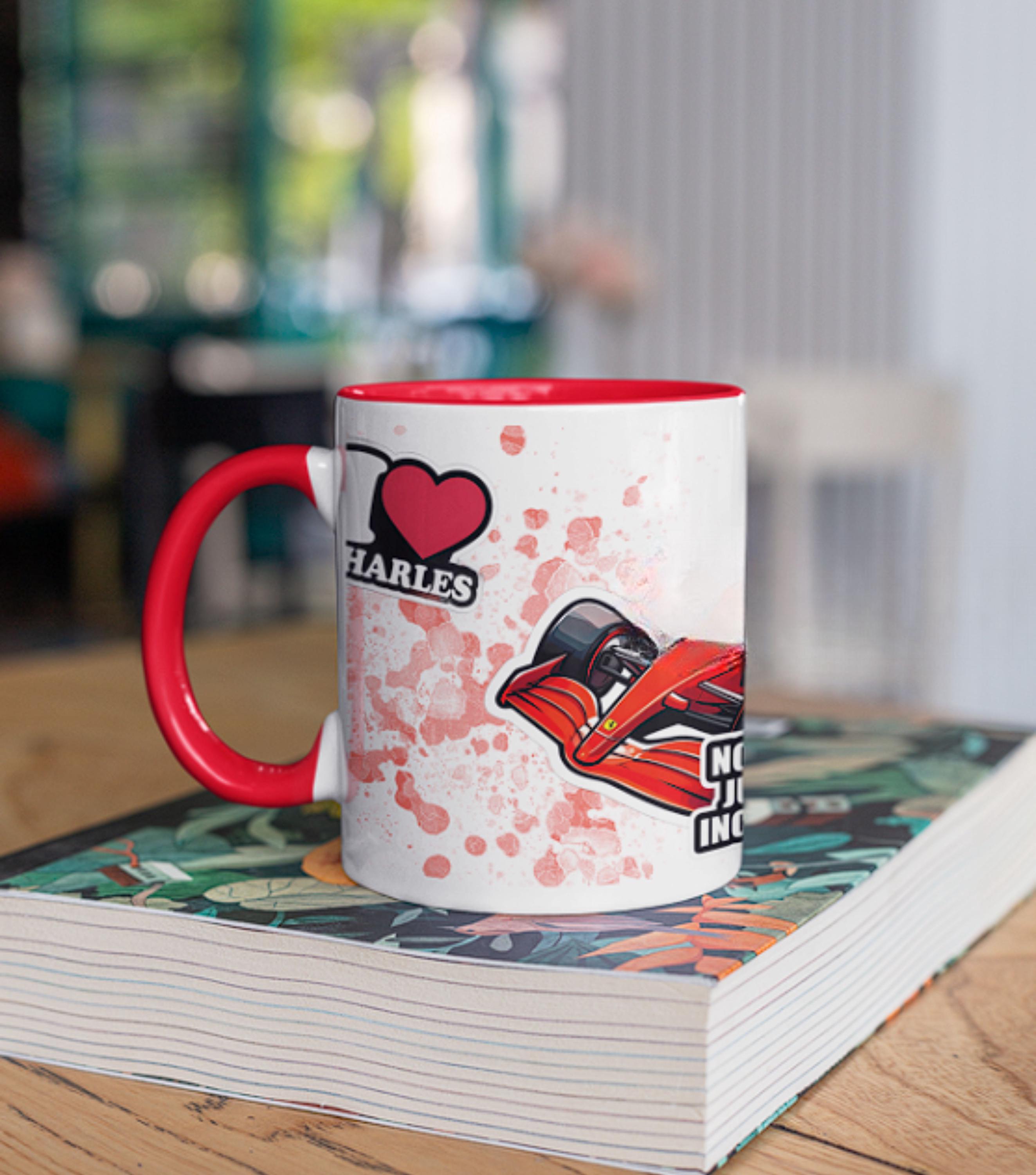 Carlos sainz ferrari coffee mug